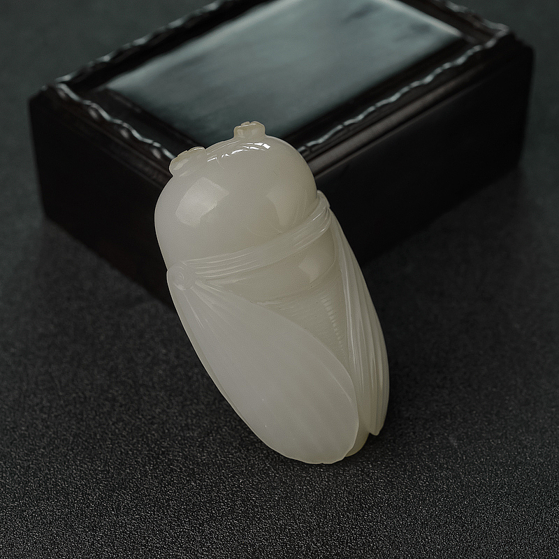 山料和田白玉吊坠-红掌柜