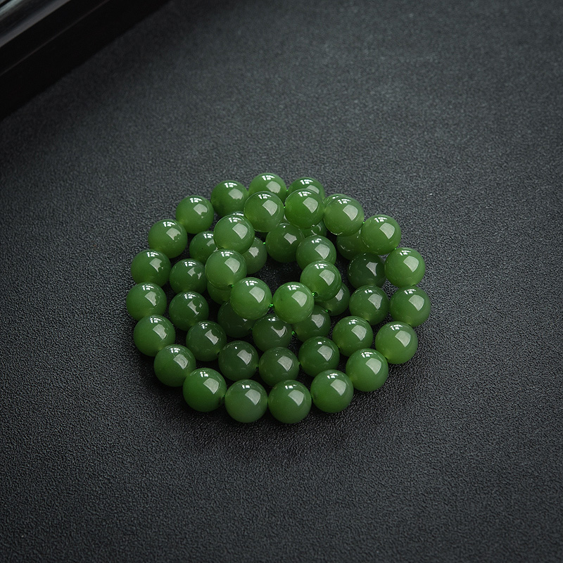 天然山料和田碧玉项链-红掌柜