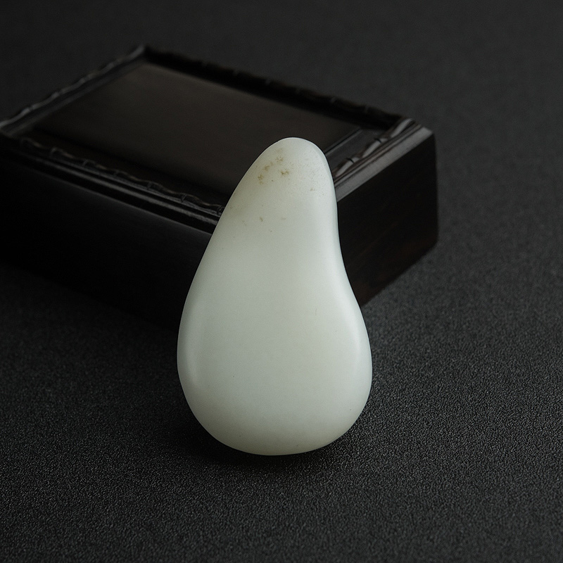 山料天然和田玉佛吊坠-红掌柜