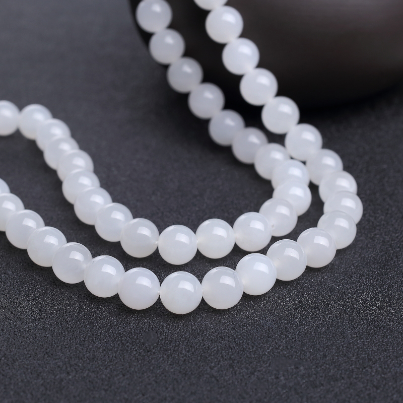 天然山料和田白玉108佛珠-红掌柜