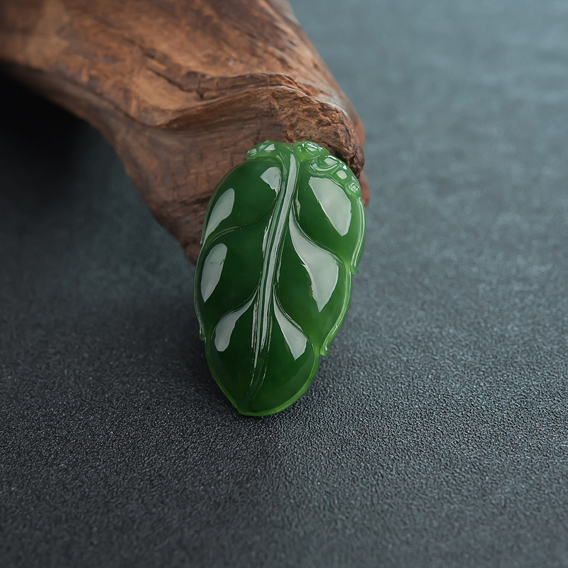 山料和田碧玉吊坠-红掌柜