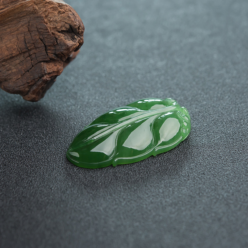 山料和田碧玉吊坠-红掌柜