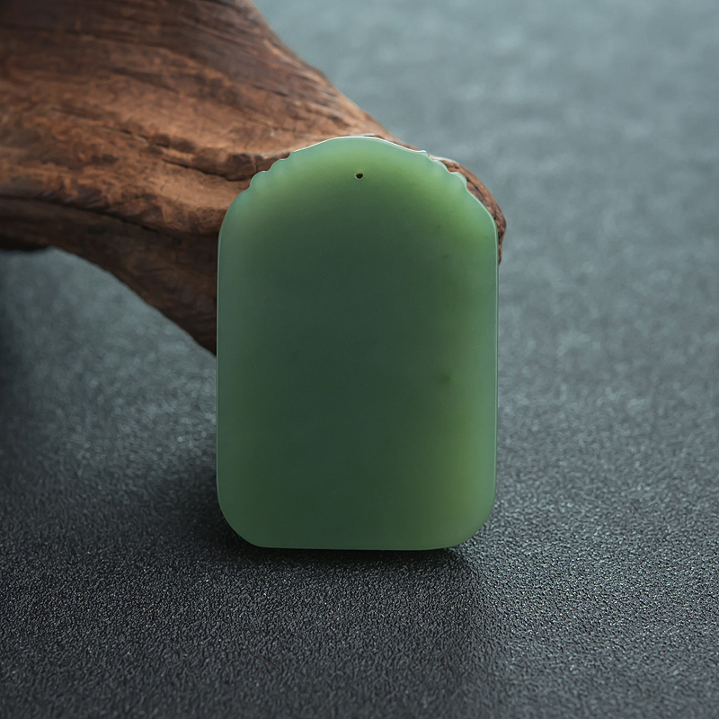 和田碧玉吊坠-红掌柜