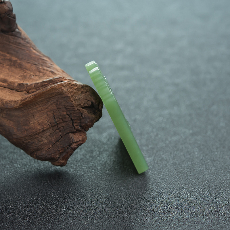 和田碧玉吊坠-红掌柜