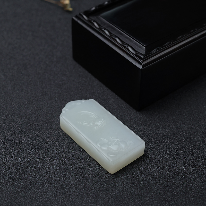 和田白玉喜事连连-红掌柜