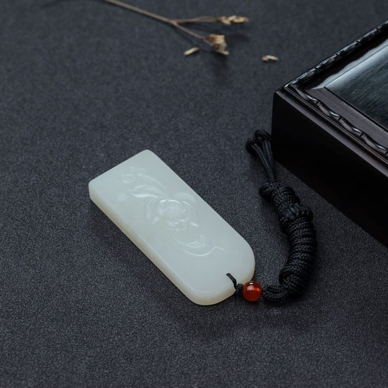 和田白玉莲花-红掌柜