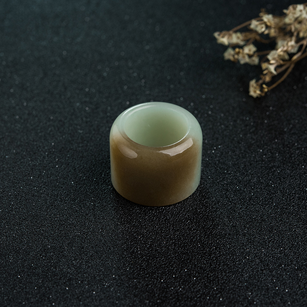 山料和田玉扳指-红掌柜