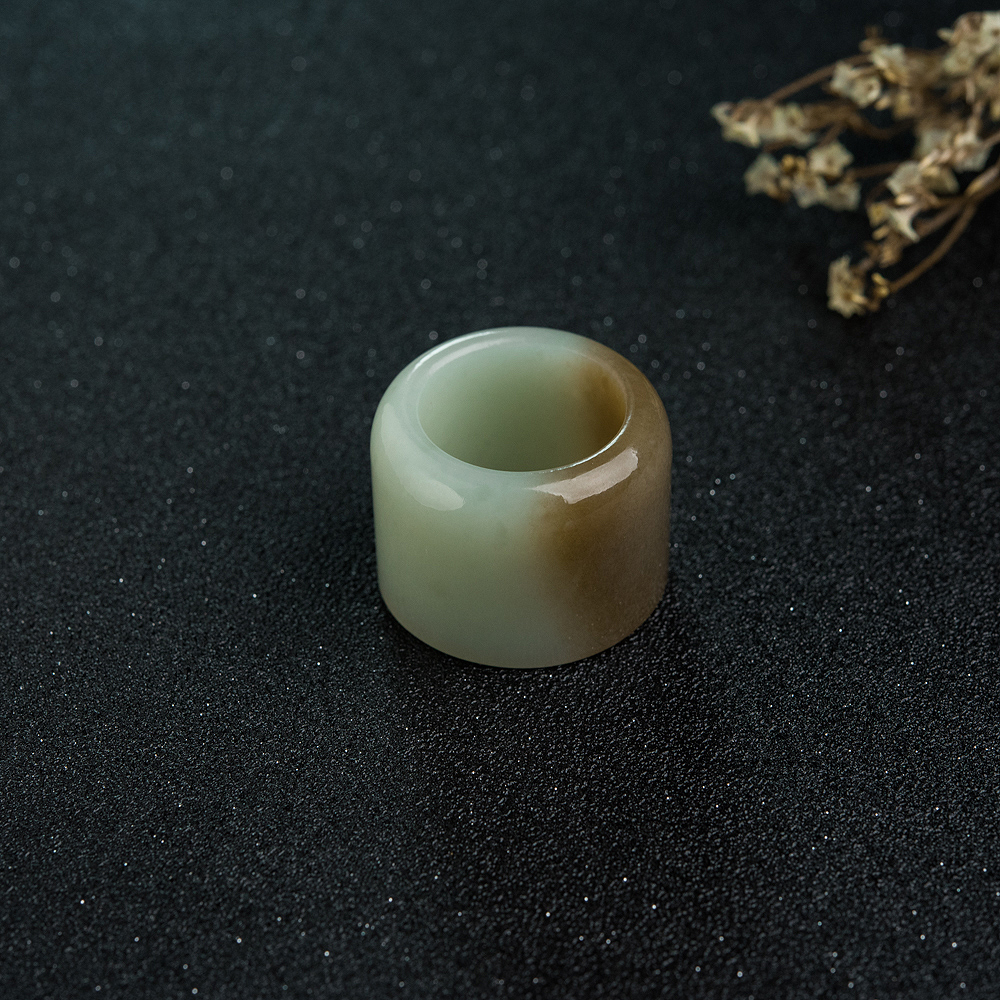 和田玉扳指-红掌柜