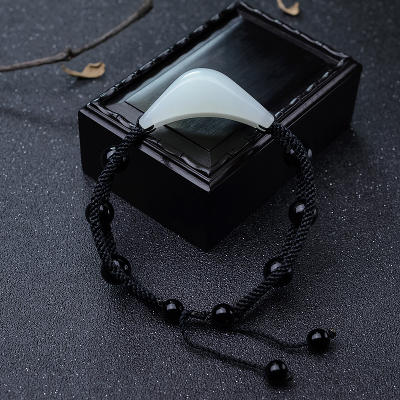 山料和田白玉手串-红掌柜