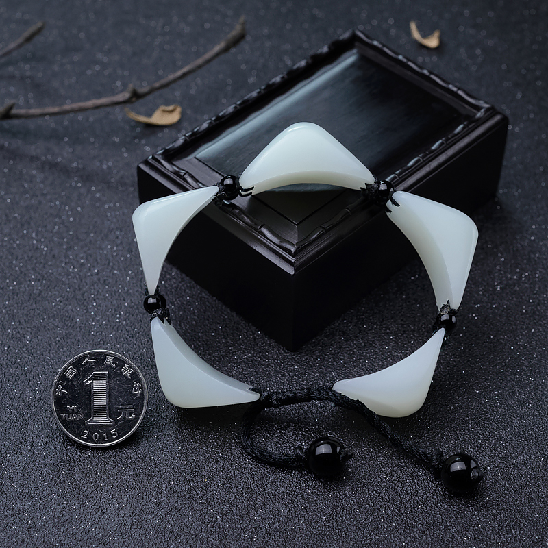 和田白玉手串-红掌柜