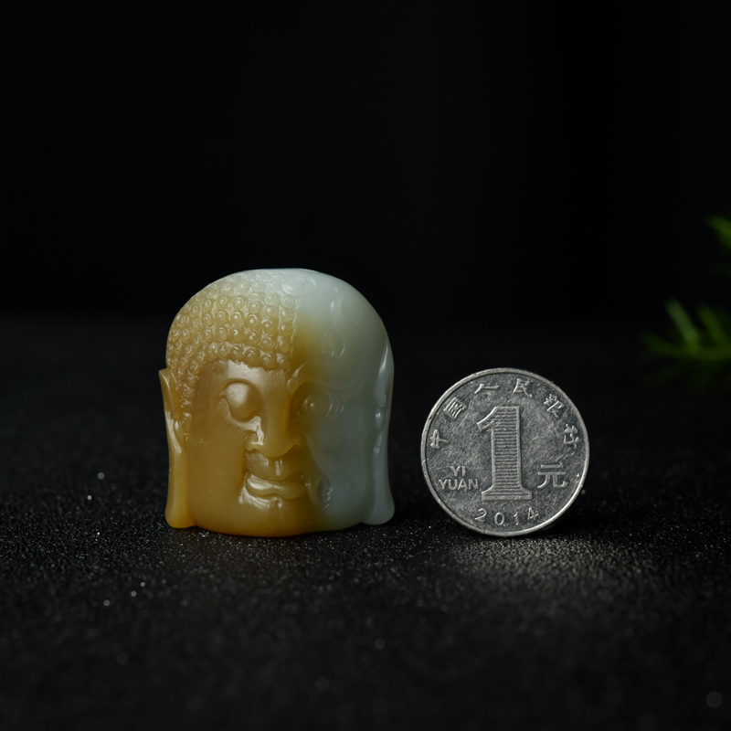 天然和田玉一念之间吊坠-红掌柜