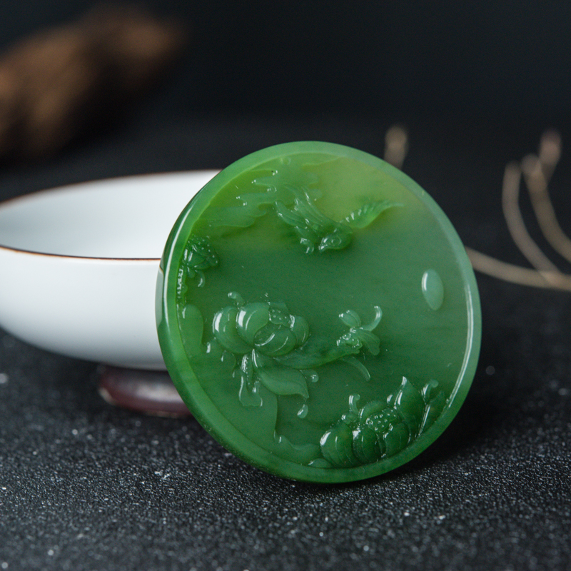 山料和田玉吊坠-红掌柜