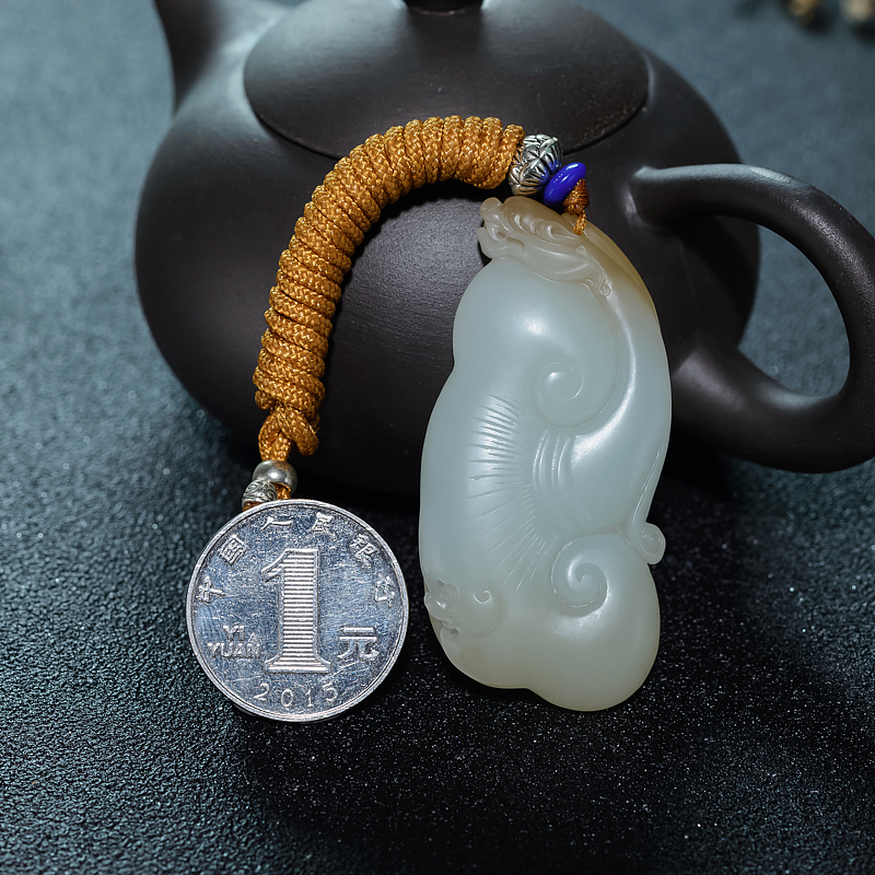 和田玉如意吊坠-红掌柜