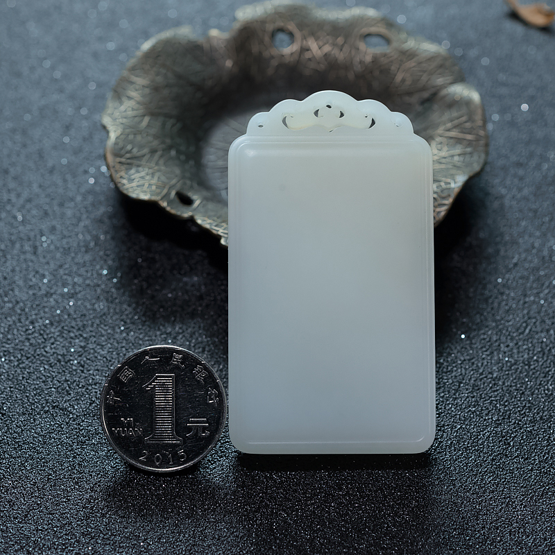 山料和田白玉吊坠-红掌柜 