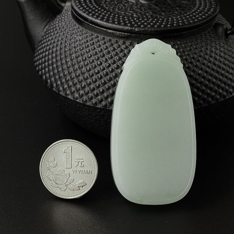 俄料和田玉吊坠-红掌柜