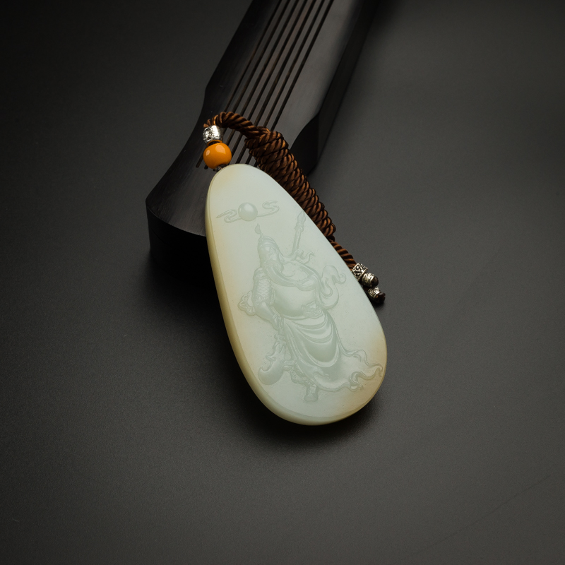 和田玉吊坠-红掌柜