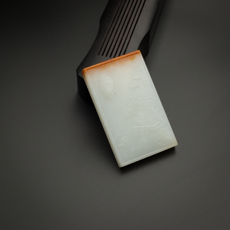 和田玉吊坠-红掌柜