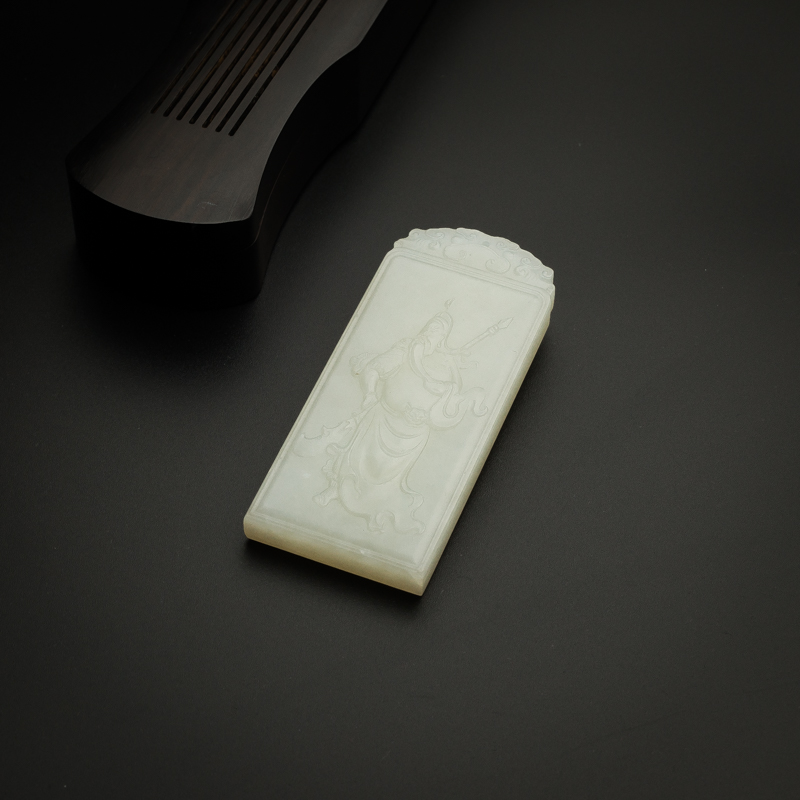 和田玉关公-红掌柜