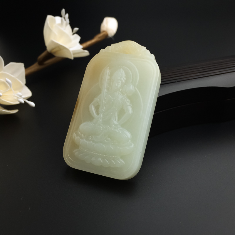 和田玉吊坠-红掌柜