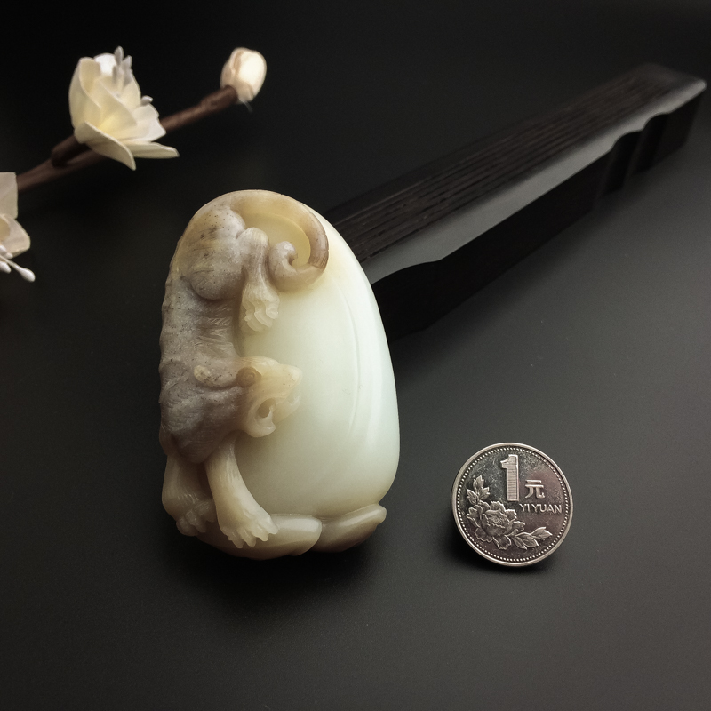 天然和田玉-红掌柜