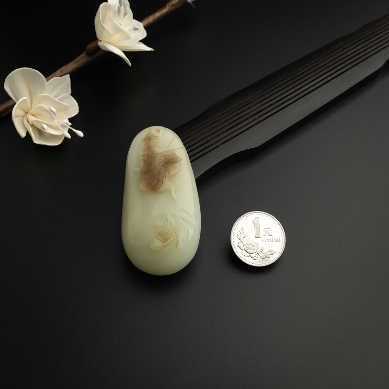 天然和田玉-红掌柜