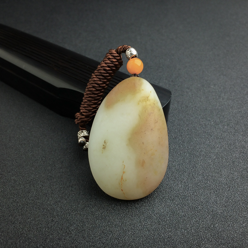 和田玉弥勒佛吊坠 - 红掌柜