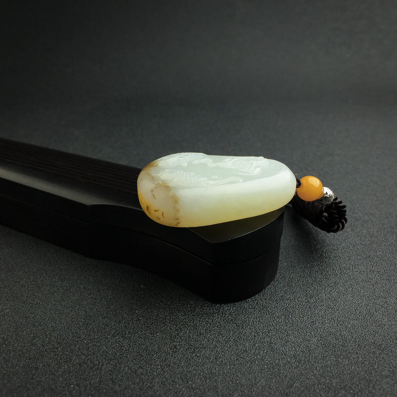 和田白玉吊坠 - 红掌柜