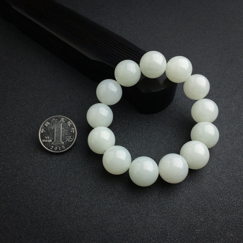 新疆和田白玉手串 - 红掌柜