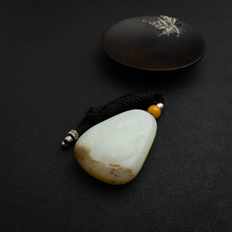 和田玉连年有余-红掌柜