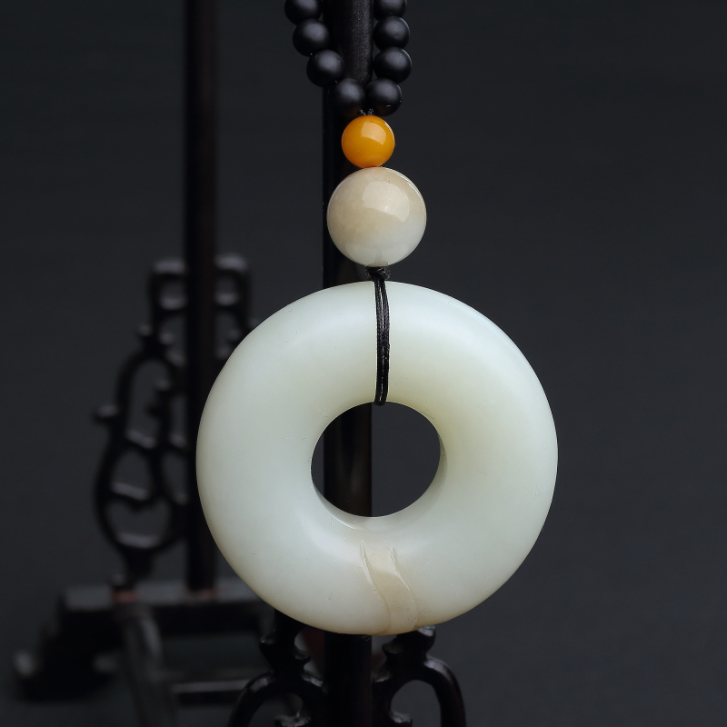 和田玉连年有余手把件 - 红掌柜