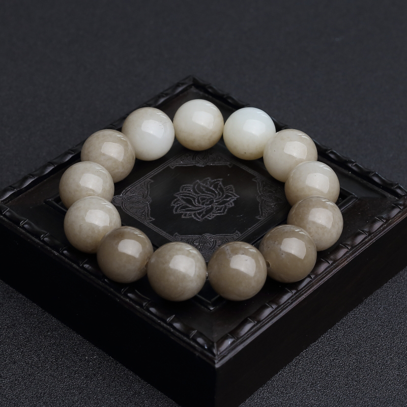 俏色和田玉手串 - 红掌柜