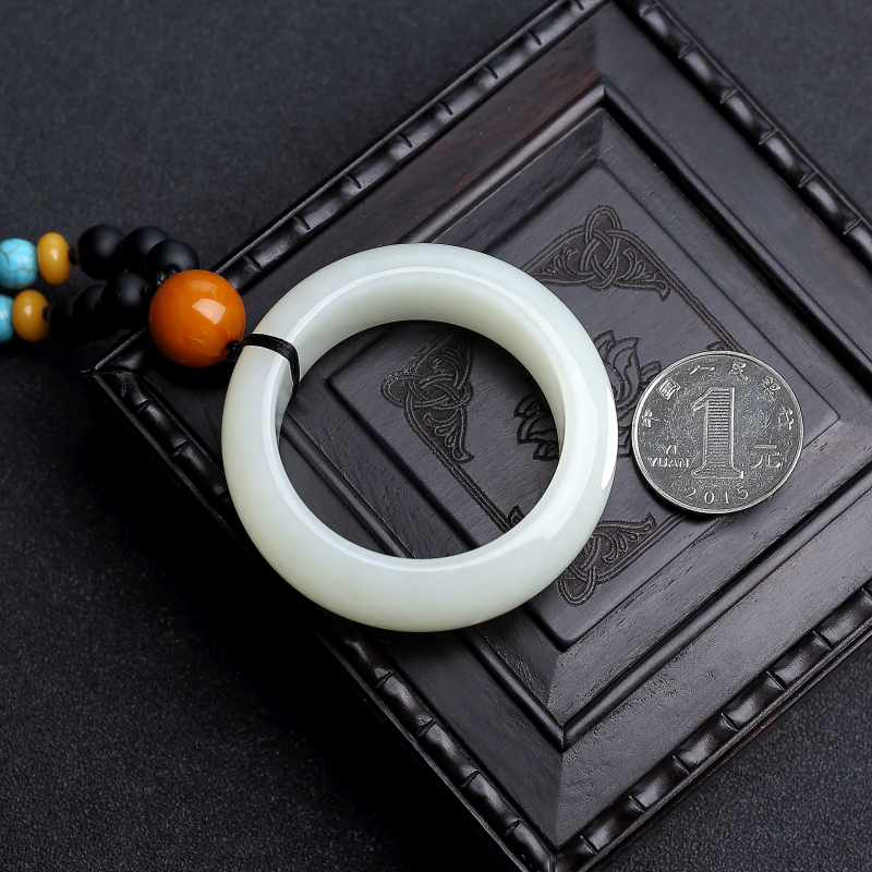 天然和田玉手把件-红掌柜