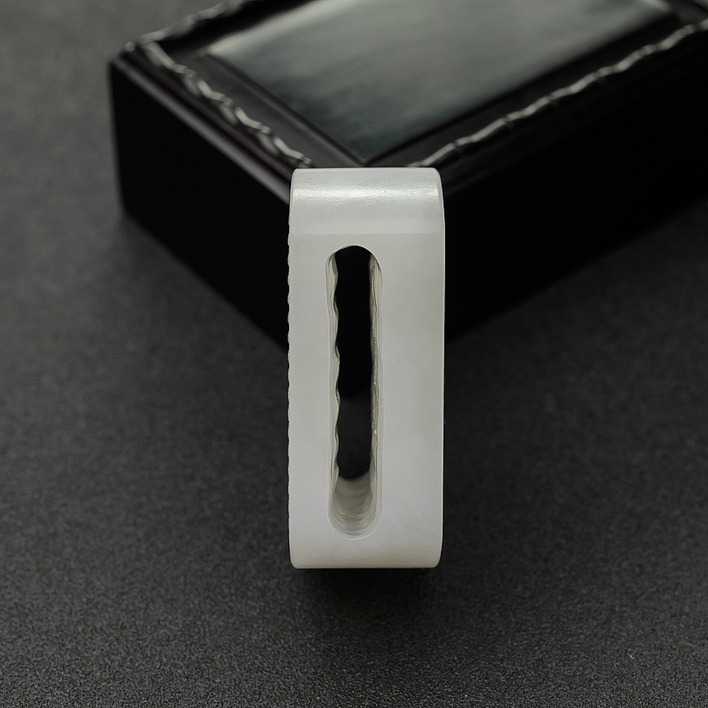 青海和田白玉皮带扣-红掌柜