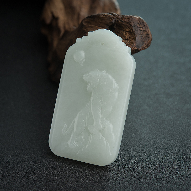 山料和田白玉吊坠-红掌柜