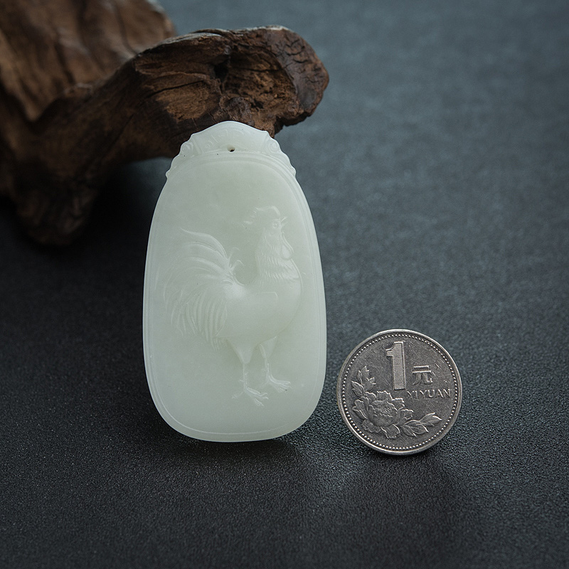 和田白玉雄鸡-红掌柜