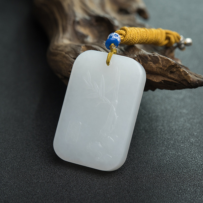 山料和田玉节节高升吊坠-红掌柜