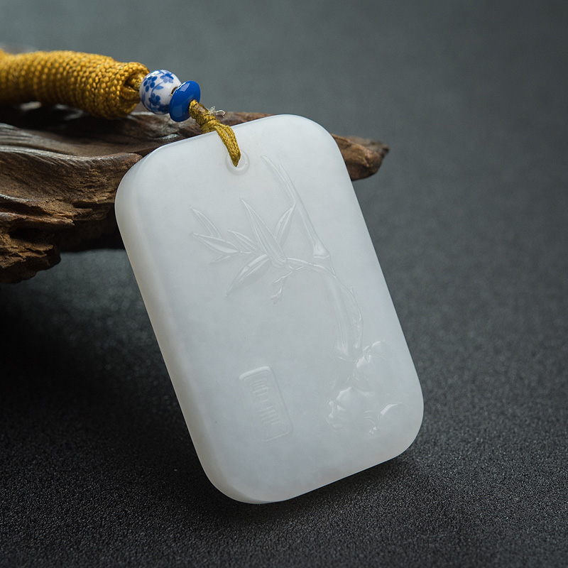 天然和田玉节节高升吊坠-红掌柜