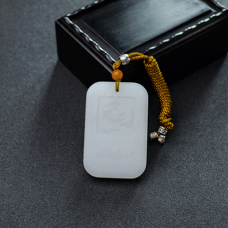 和田白玉节节高升-红掌柜