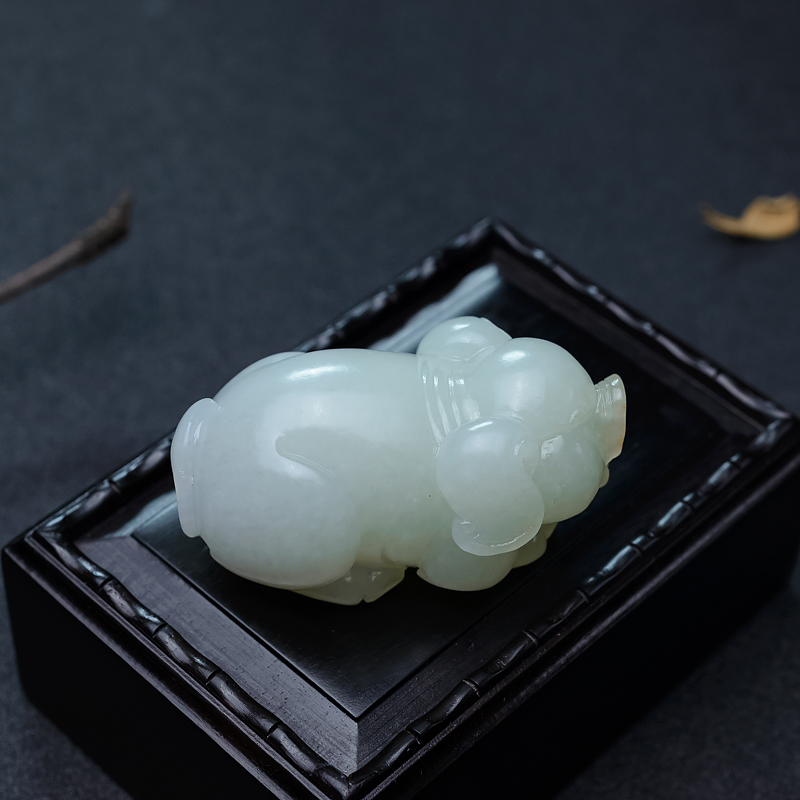 山料和田白玉吊坠-红掌柜