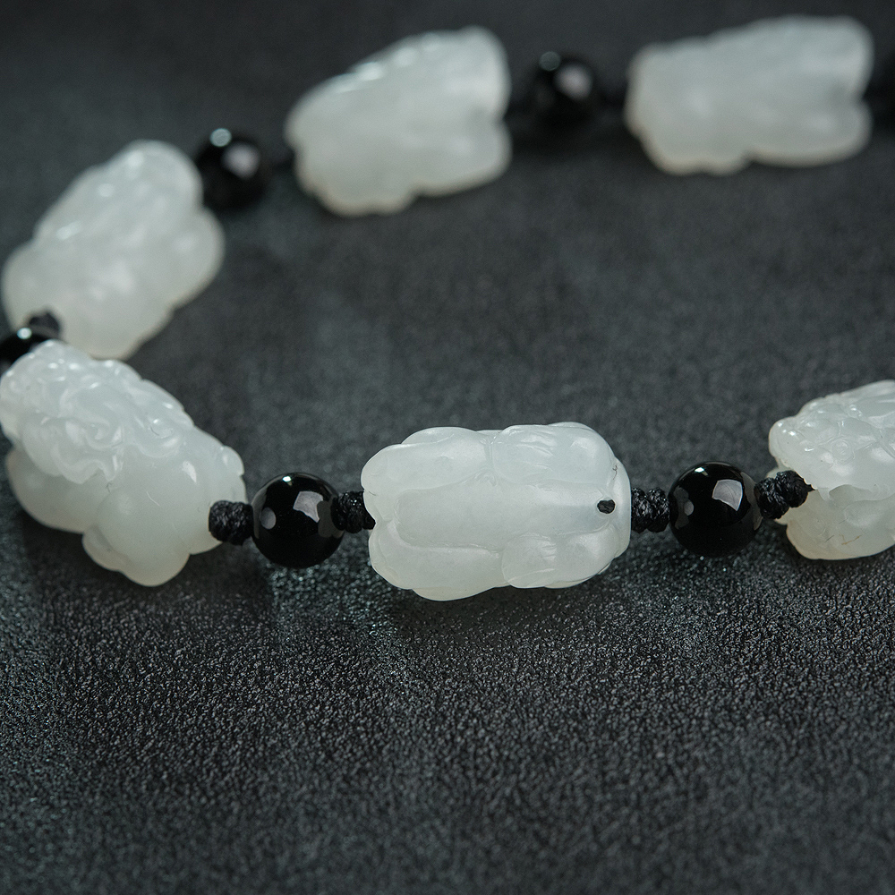 天然和田玉手链-红掌柜