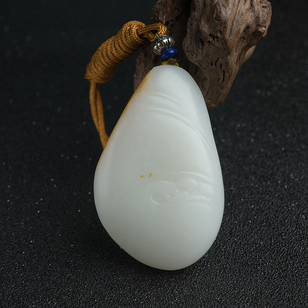 和田玉连生贵子吊坠-红掌柜