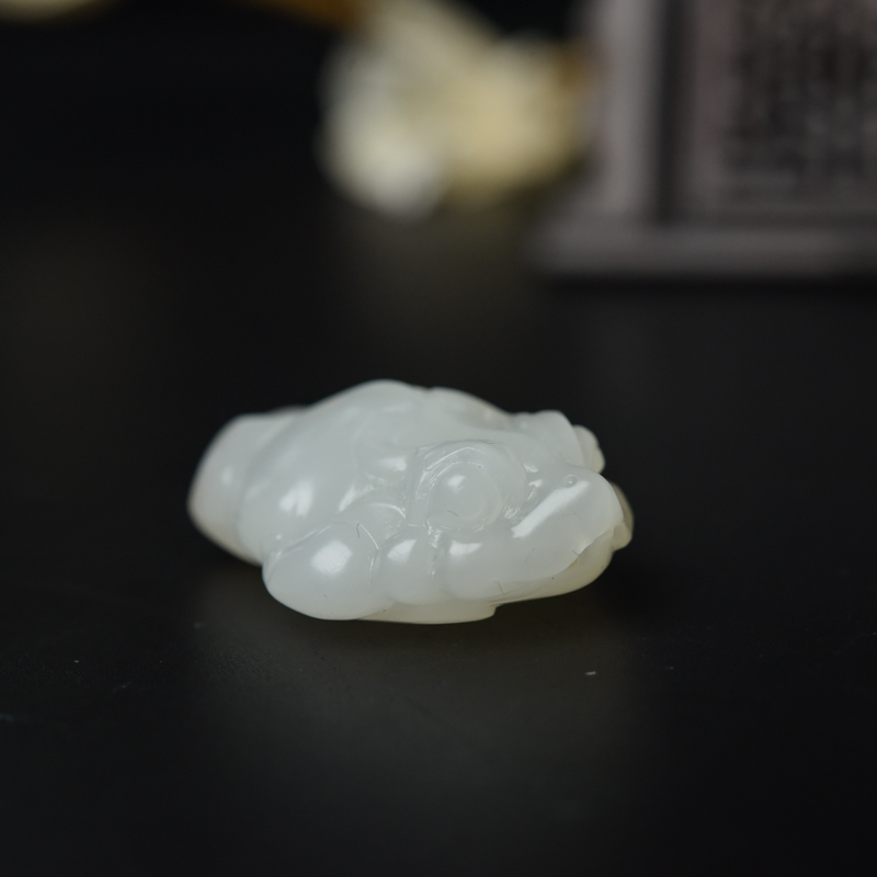 山料和田白玉吊坠-红掌柜