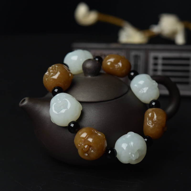 和田玉手串-红掌柜