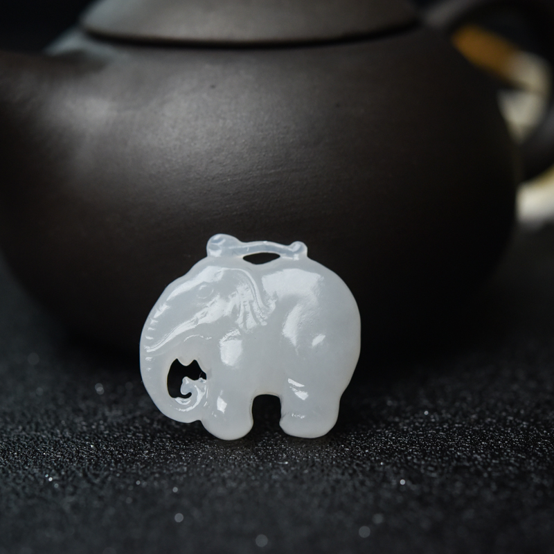 和田白玉吉祥如意套装-红掌柜