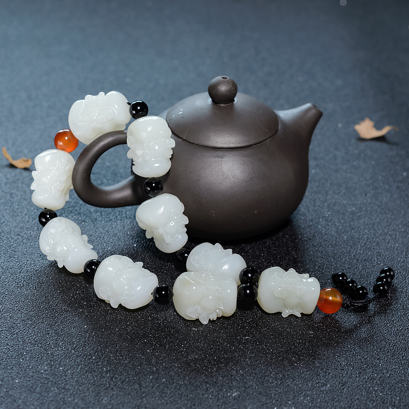 山料和田白玉手持-红掌柜