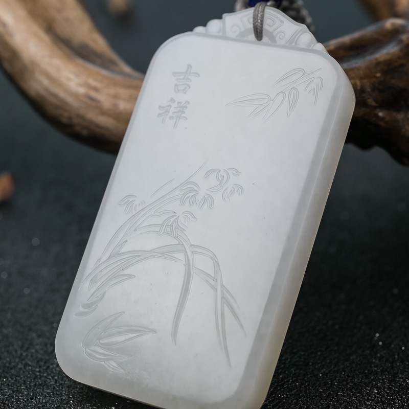 天然和田玉佛吊坠-红掌柜