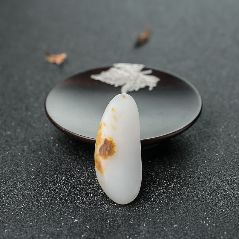 天然和田玉金玉满堂吊坠