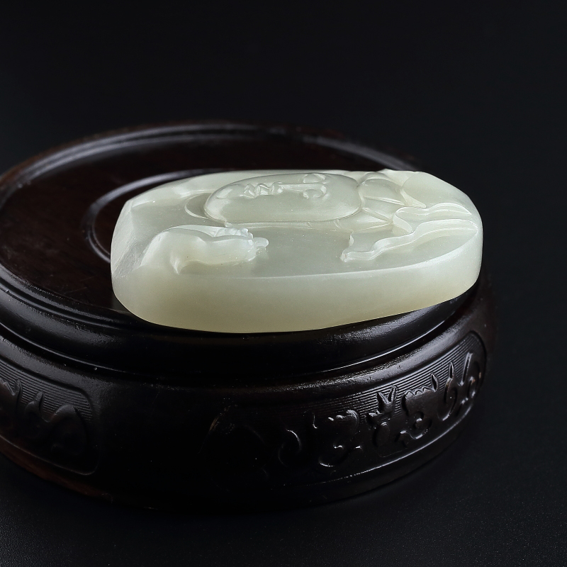 新疆和田玉籽料观音-红掌柜