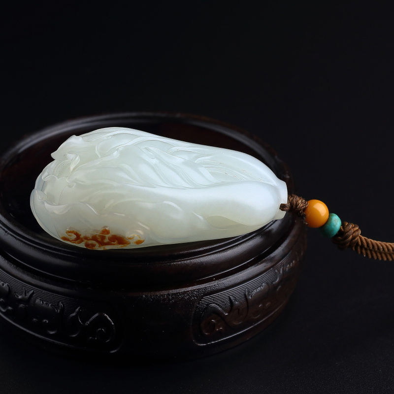 和田玉籽料-红掌柜