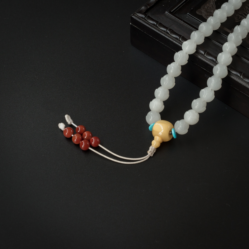 和田玉籽料手链-红掌柜